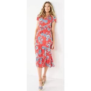 Sonoma Goods For Life Tiered Floral Maxi Dress 3X – New with Tags